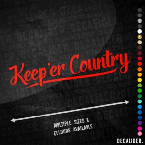 Keep 'er Country Long Sticker