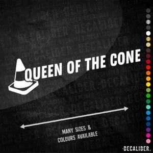 Queen of the Cone Long Sticker
